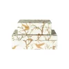 Speedtsberg Esker s/2 fugl – dekorative oppbevaringsesker i MDF (20×13×6 cm)