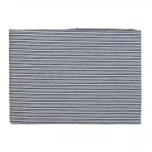 Speedtsberg Duk – mørkeblå/hvit med smale striper (140×240 cm)
