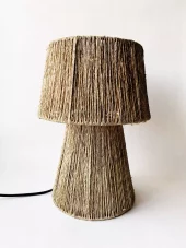 Trend Design Bordlampe – Jute, H35 cm