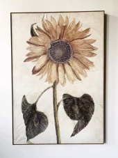 Trend Design Bilde med ramme – Solsikke, 70×100 cm