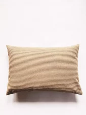 Trend Design Putetrekk – Stripet bomull Ida, 40×60 cm, beige
