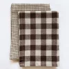 Trend Design Kjøkkenhåndkle – 2‑pakk, 45×45 cm, brun