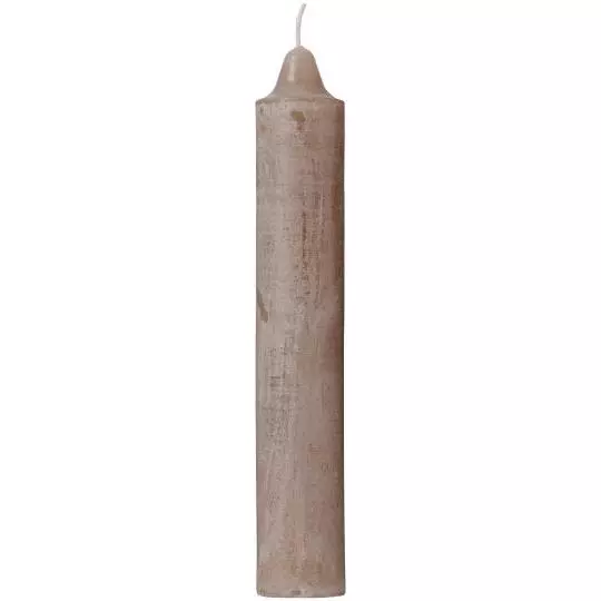 Ib Laursen Rustikk lys linfarge Ø3,8 cm H23 cm