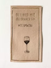 Trend Design Serviett «Teamwork»