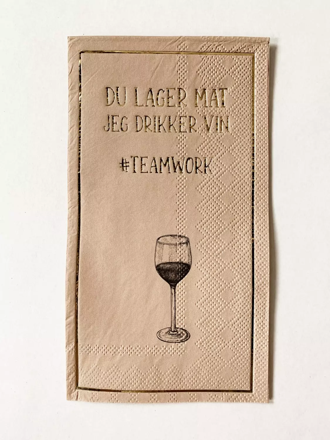 Trend Design Serviett «Teamwork»