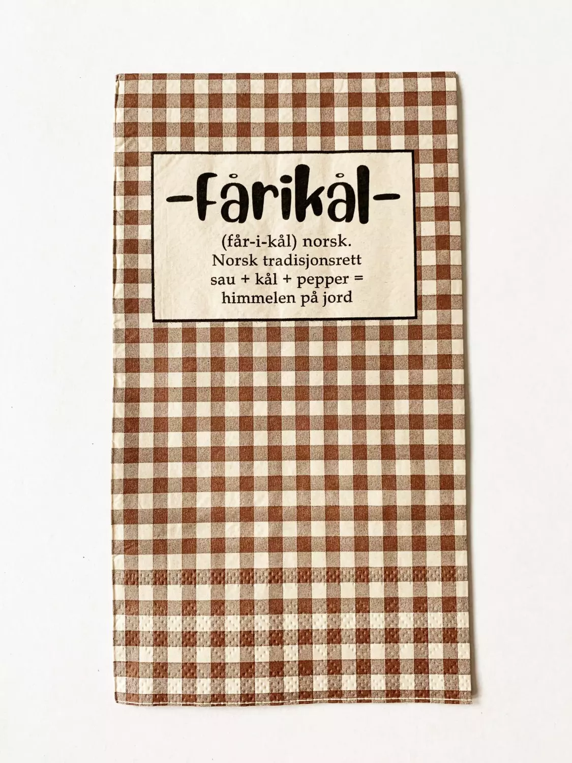 Trend Design Serviett Buffet «Fårikål»
