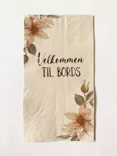 Trend Design Serviett «Velkommen til bords» – Nyperoser