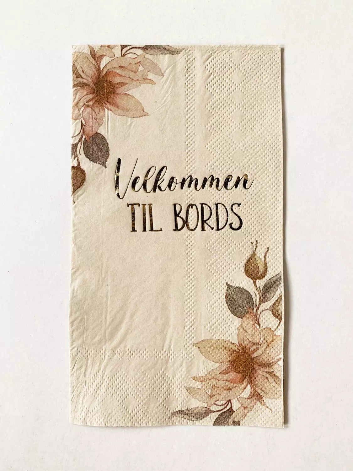 Trend Design Serviett «Velkommen til bords» – Nyperoser