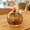 Peri Living Oljelampe Round Champagne Small