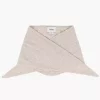 NOHR Studio Lara Solid Wool Cashmere Triangle Skjerf Sand