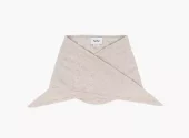 NOHR Studio Lara Solid Wool Cashmere Triangle Skjerf Sand
