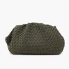 NOHR Annabel Neoprene Clutch Mørk Olivengrønn