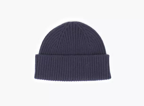 NOHR Thomas Wool Cashmere Beanie Marineblå 79