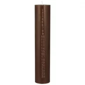 Ib Laursen Kalenderlys 1–24 Hazelnut Ø 6 cm – Svanemerket