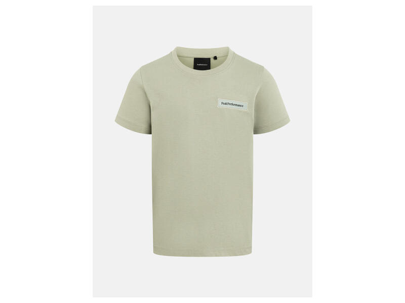 Peak Performance Jr Logo Tee-LIMIT GREEN