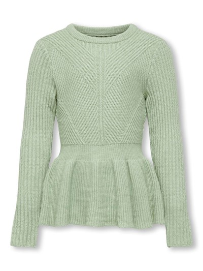 KOGNEWKATIA L/S PEPLUM CP KNT