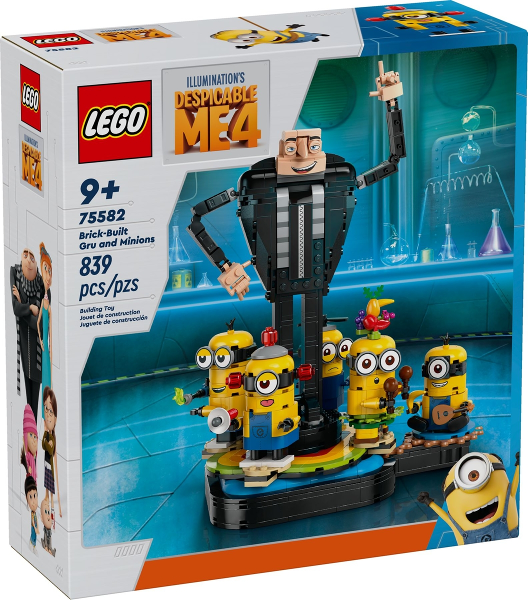 75582 - Brick-Built Gru and Minions