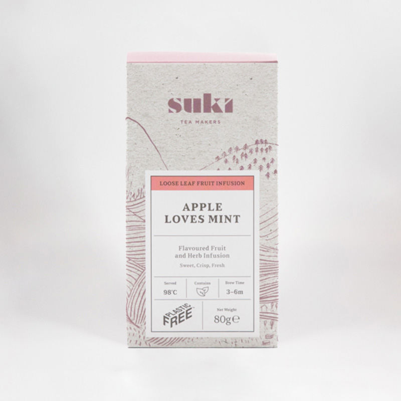 Te: Apple Loves Mint - 80g pakke