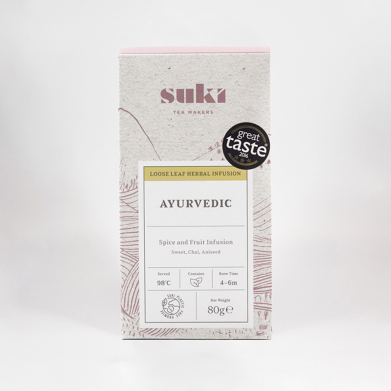 Te: Ayurvedic Anti Stress Tea - 80g pakke