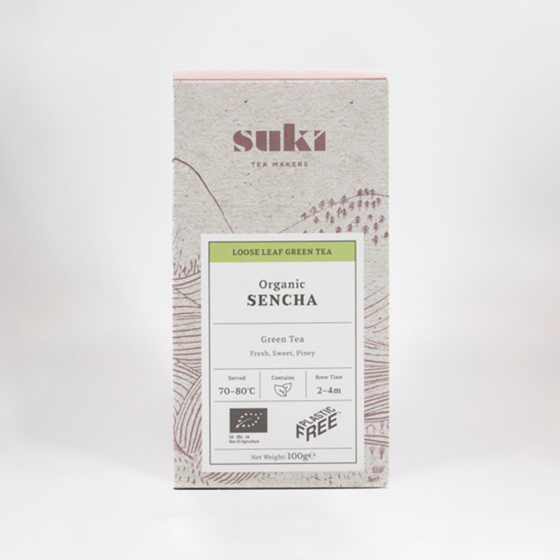 Te: Green Tea Sencha (O) - 100g pakke