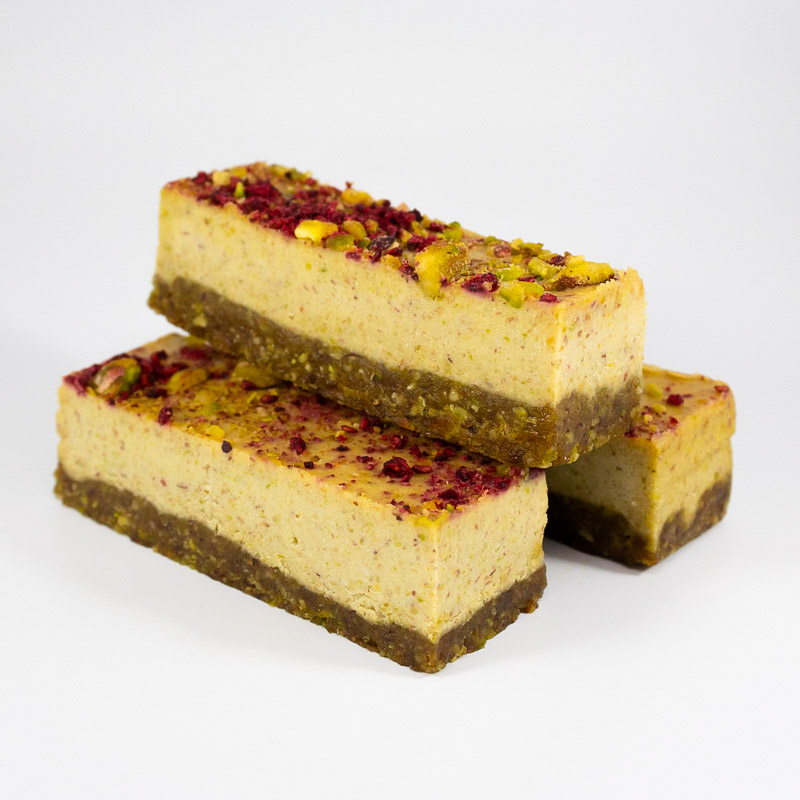 Pistacia Vera: Pistasj Lime Raw Cake - Porsjonskake