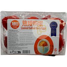 XuRi Salted cooked duck egg (70gx6) 420旭日咸鸭蛋六只装420克