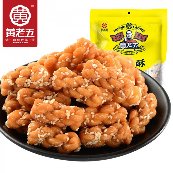HLW Twist Dough Original Flavor108g 黄老五原味麻花108克