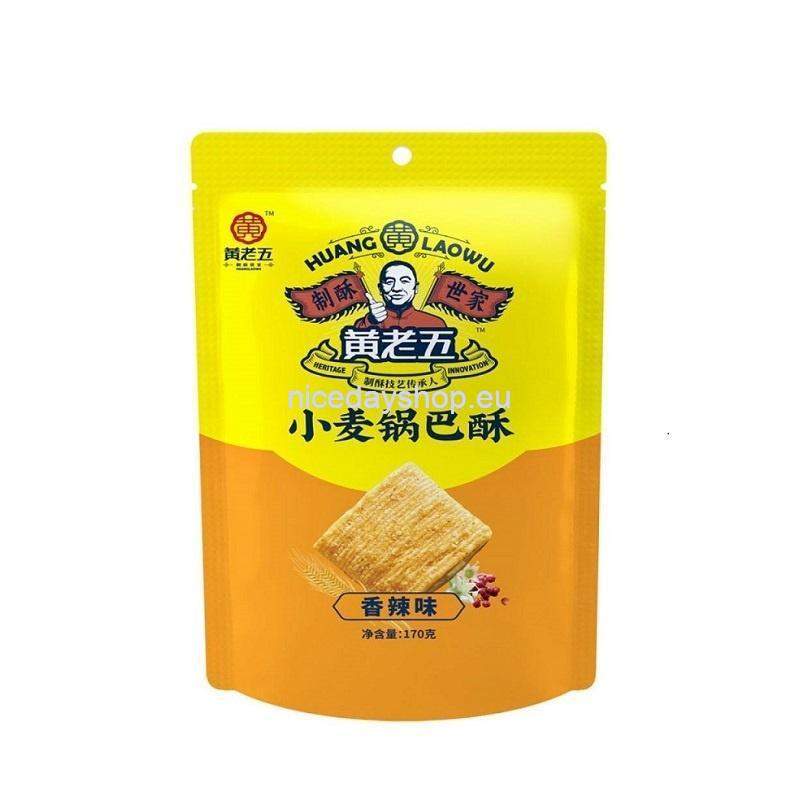 CN HLW Wheat Crispy Spicy Flavor  黄老五麻辣锅巴
