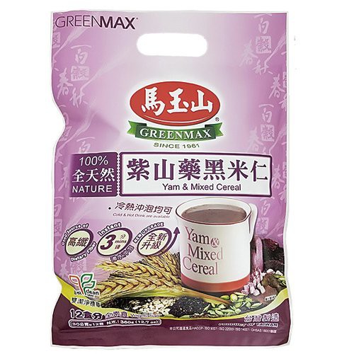 Yam&Mixed Cereal  马玉山紫米山药