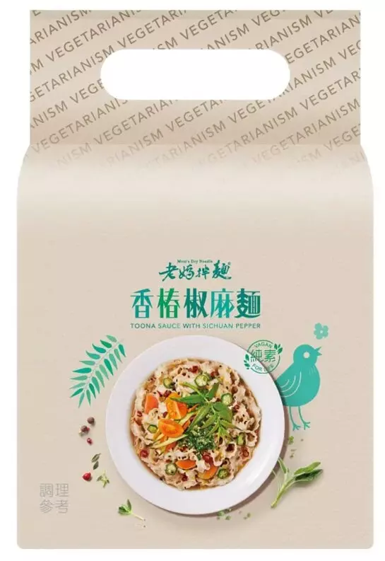 TW Moms Dry Noodle Toona Sauce Sichuan 118GX3 香椿椒麻面内含三份