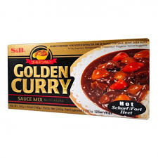 S&B Golden curry sauce mix HOT (2x110g)  日式金牌咖喱 辣味(2x110g)