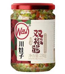 CWZ double burn green red chilli sauce 230g 川娃子双椒酱230克