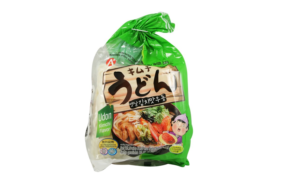 A+ Japanese udon kimchi flavor (3 servings) 642g 日式泡菜乌冬面 642克