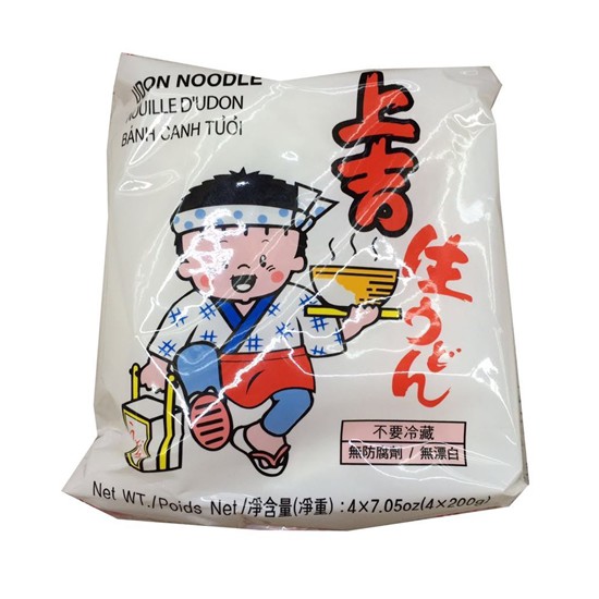 Sanggil Udon noodle (4x200g) 800g 上吉乌东面4袋装 (4x200g) 800 克