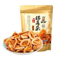 WOLONG Crispy wheat snack Sweet&Spicy 138g 卧龙猫耳朵甜辣味138克