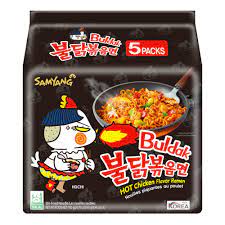 Samyang Hot chichen stir-fried ramen 5pk(700g) 韩国三养辣鸡炒拉面5连包700克