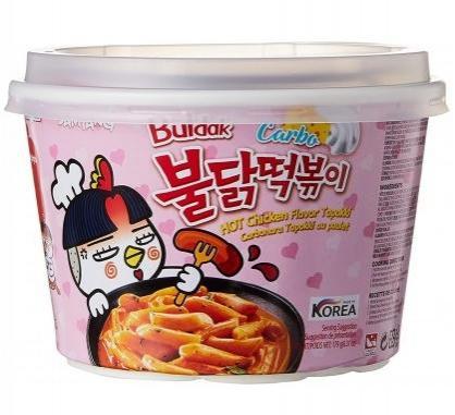 Samyang hot chicken Buldak flavor topokki 179g 韩国三养奶酪炒年糕桶装179克