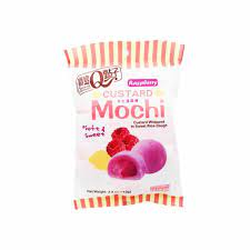 Custard Mochi Raspberry Flavor 110g 宝岛卡仕达麻糬树莓味，110克