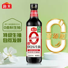 HT Zero Additives Light Soy Sauce, 500ml 海天零添加金标生抽500毫升