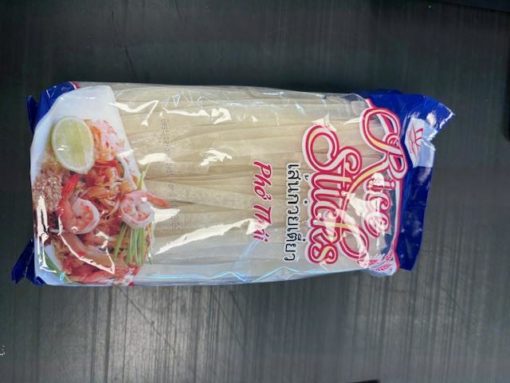 LOTUS Rice sticks for Pho Thai (10MM) 375G 莲花牌泰式河粉10mm 375克