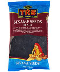 TRS black sesame seeds100g  印度黑芝麻100克
