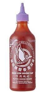 F.G Sriracha Hot Chilli onion Sauce 455ml 鹅牌甜蒜辣酱455毫升
