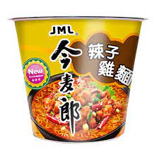 Jinmailang - Artificial Spicy Chicken Flavour 100g今麦郎辣子鸡面