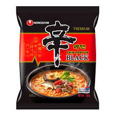 NongShim Shin Black Premium Spicy Ramen Noodles 130g 农心特级辛拉面 (黑袋)130克