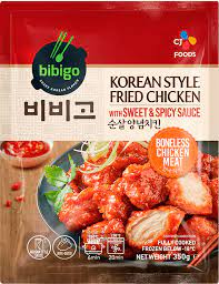Bibigo korea style fried chicken sweet & spicy flavor 350g 国必品阁甜辣炸鸡350克