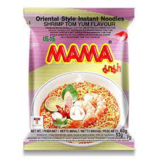 Mama shrimp Tom Yum Instnt noodle 60g 妈妈东阴功鲜虾面60克