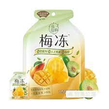 LiuliuMei Green plum & Mango Jelly 120g 溜溜梅青梅芒果果冻120克