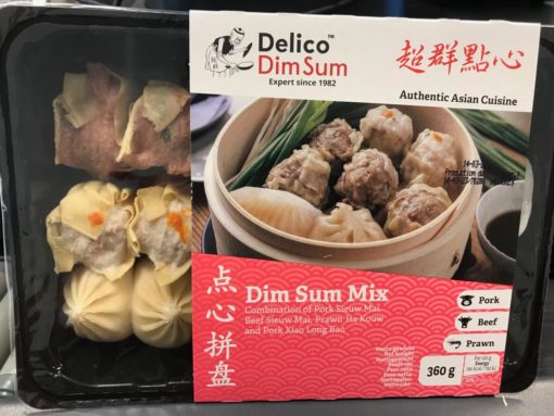 Delico Dim sum mix 360g 超群点心拼盘(猪牛肉烧卖，虾饺，小笼包)360克