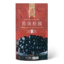 WFY Black sugar Tapioca pearl 250g 福园黑糖珍珠粉圆250克