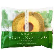 Taiyo Baumkuchen Match flavor (made in Japan) 75 g 日本年轮蛋糕抹茶味75克